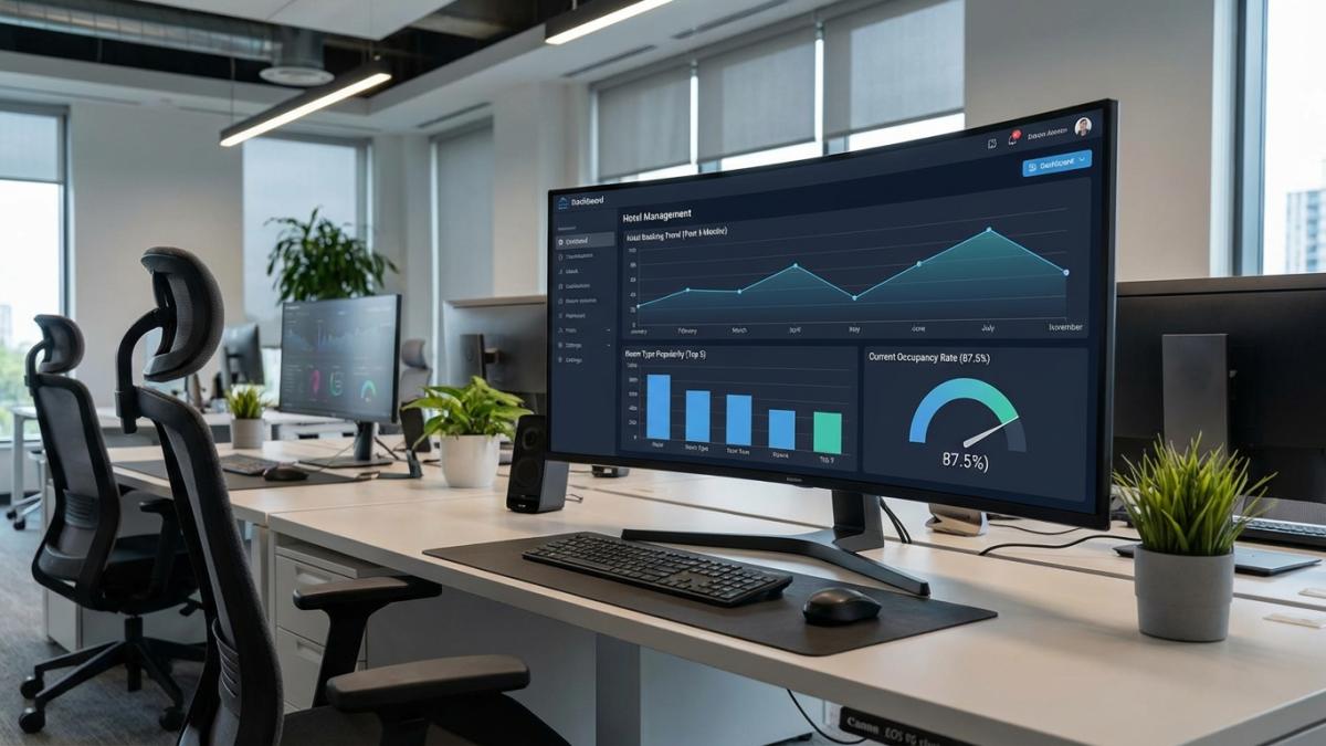 酒店小程序数据统计报表配图