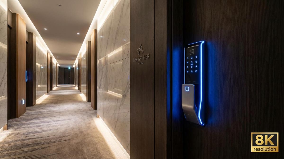 智能门锁对接配图