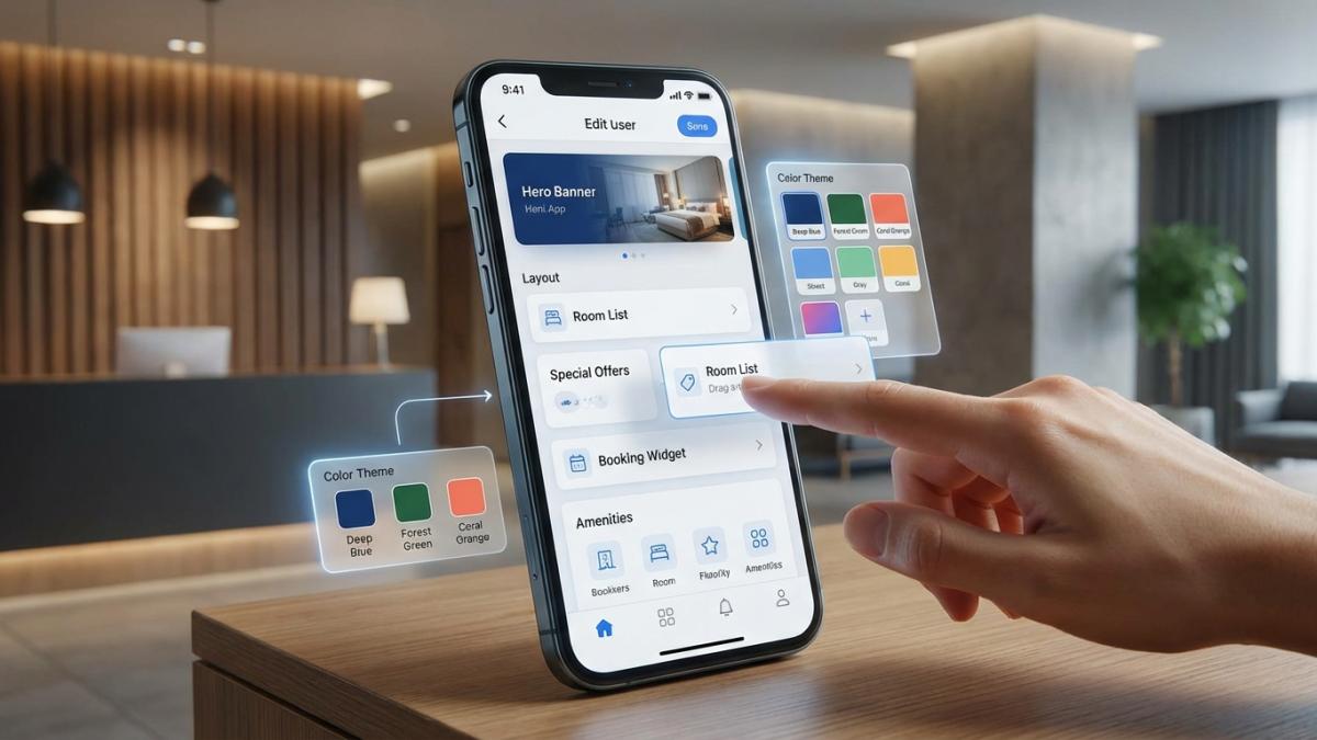 酒店预定小程序DIY装修配图