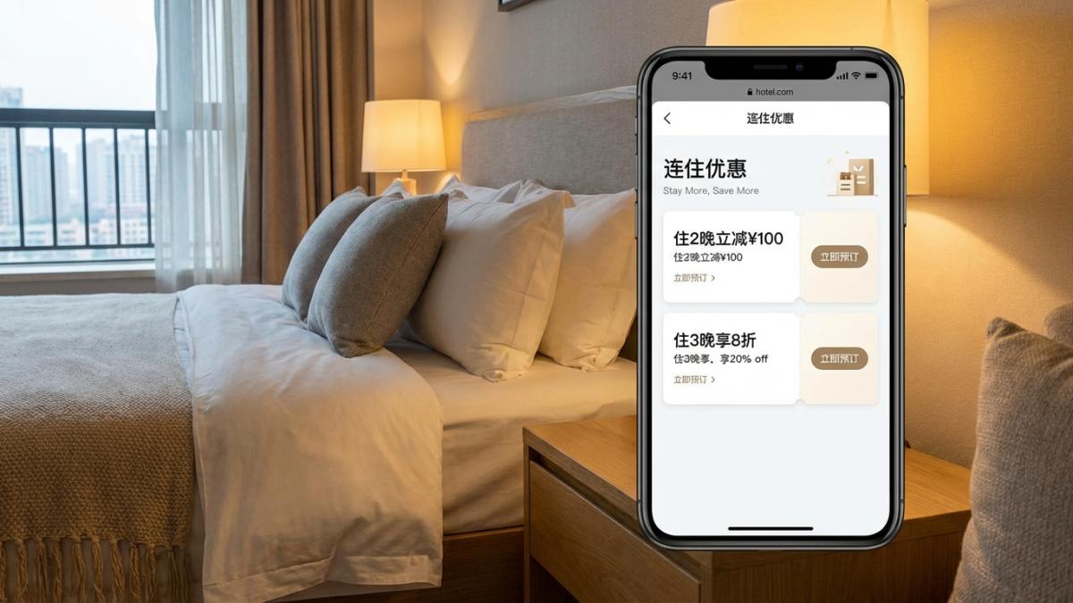 酒店小程序连住优惠