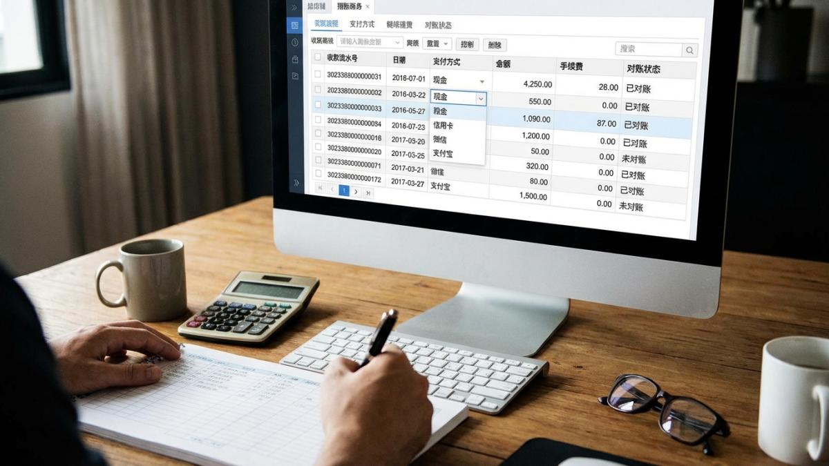 酒店预定系统收款记录管理与对账