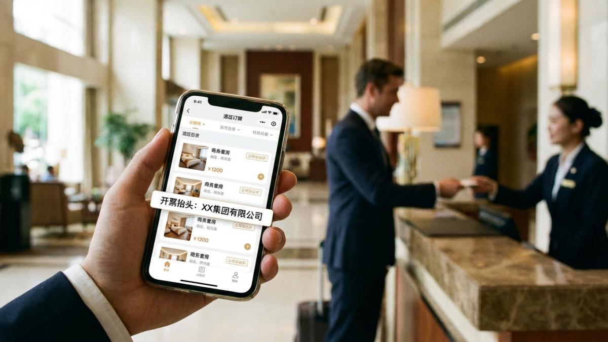 酒店小程序企业协议价下单