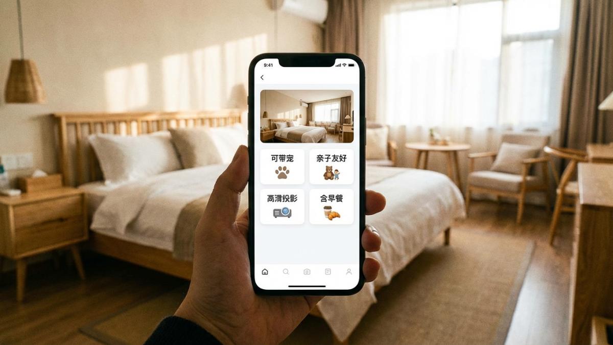 酒店小程序房型标签与卖点展示