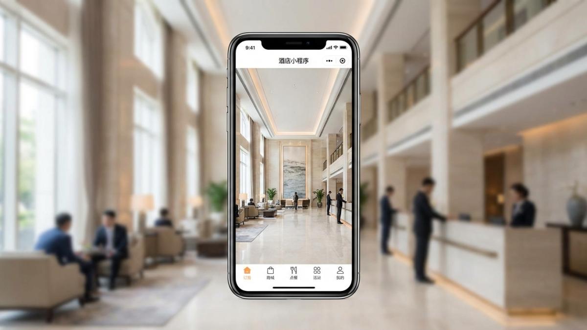 酒店小程序底部菜单配置