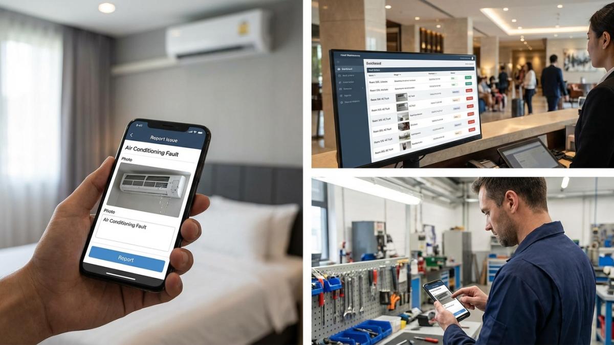 酒店小程序客房报修工单