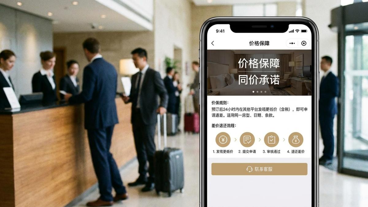酒店小程序同价承诺与价保