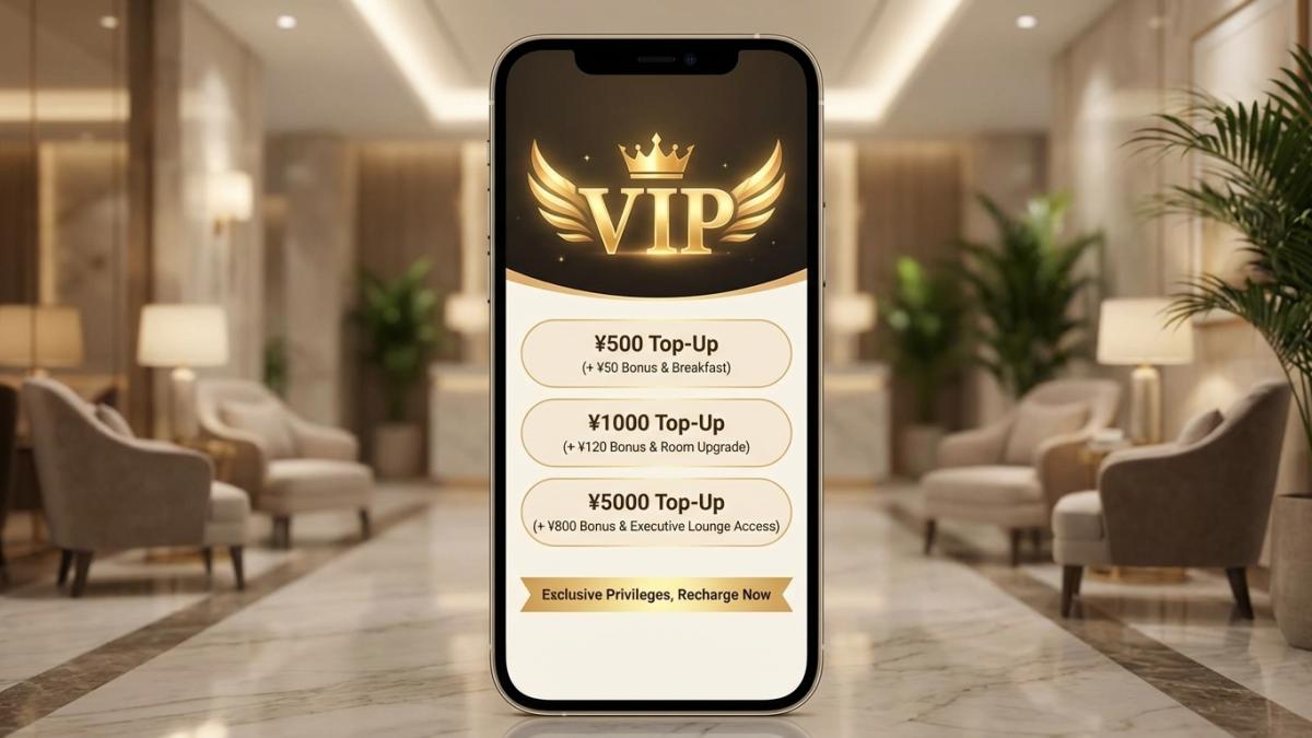 酒店小程序会员充值折扣