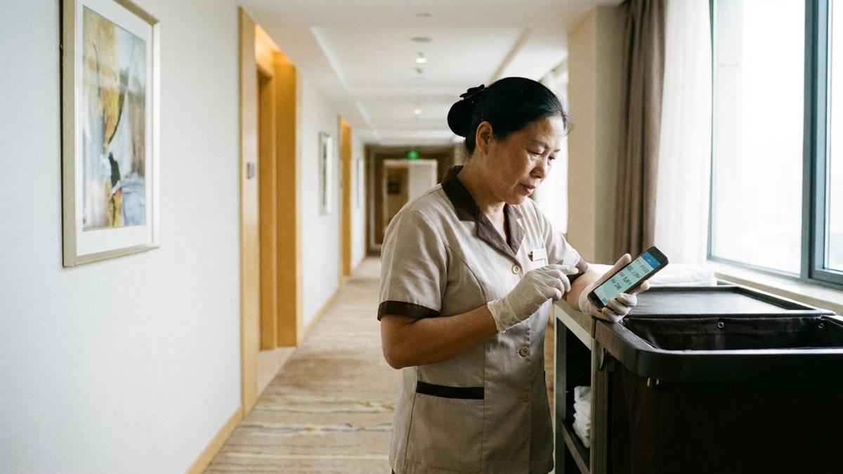 酒店保洁任务派单