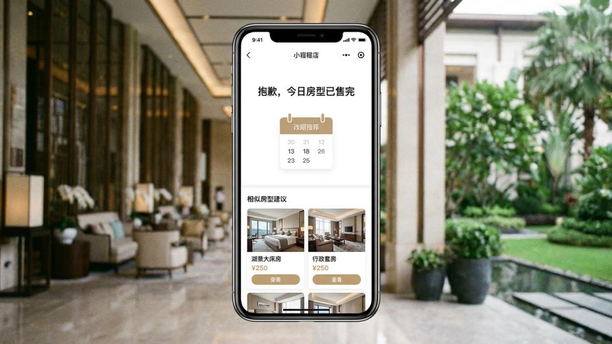 酒店小程序当日已售完