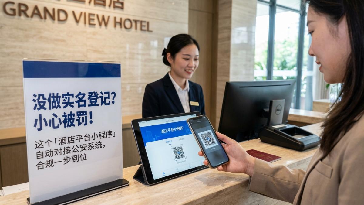 没做实名登记？小心被罚！这个「酒店平台小程序」自动对接公安系统，合规一步到位.jpg