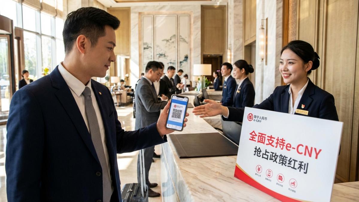 客人想用数字人民币付款？这个「酒店平台小程序」已全面支持e-CNY，抢占政策红利！.jpg